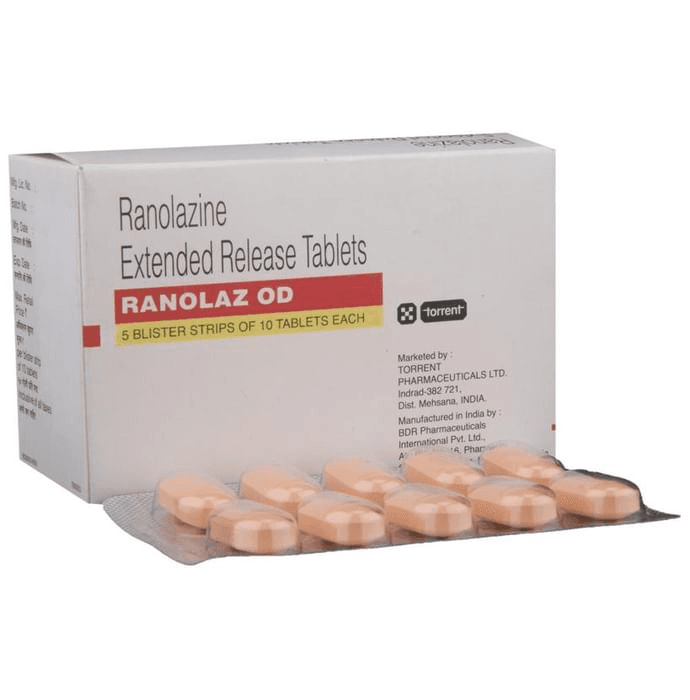 Ranolaz OD Tablet ER – Ranolazine (1000mg) by Torrent Pharmaceuticals Ltd — photo 1 of 6