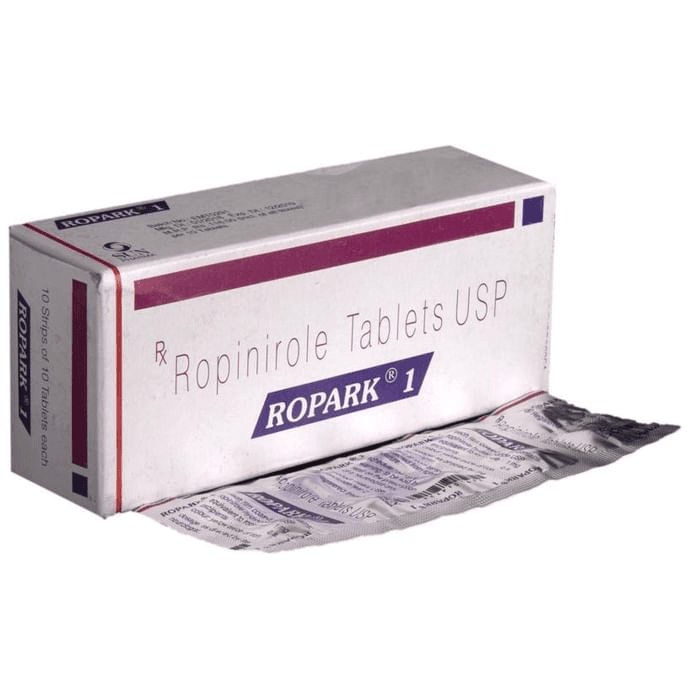 Ropark 1 Tablet – Ropinirole (1mg) 1 mg by Sun Pharmaceutical Industries Ltd — photo 1 of 6