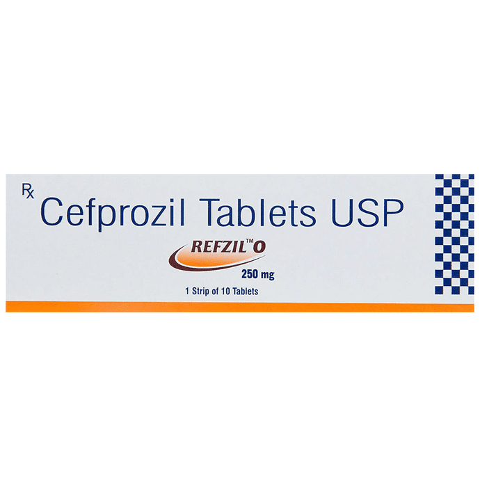 Refzil O 250mg Tablet – Cefprozil (250mg) 250 mg by Sun Pharmaceutical Industries Ltd — photo 1 of 3