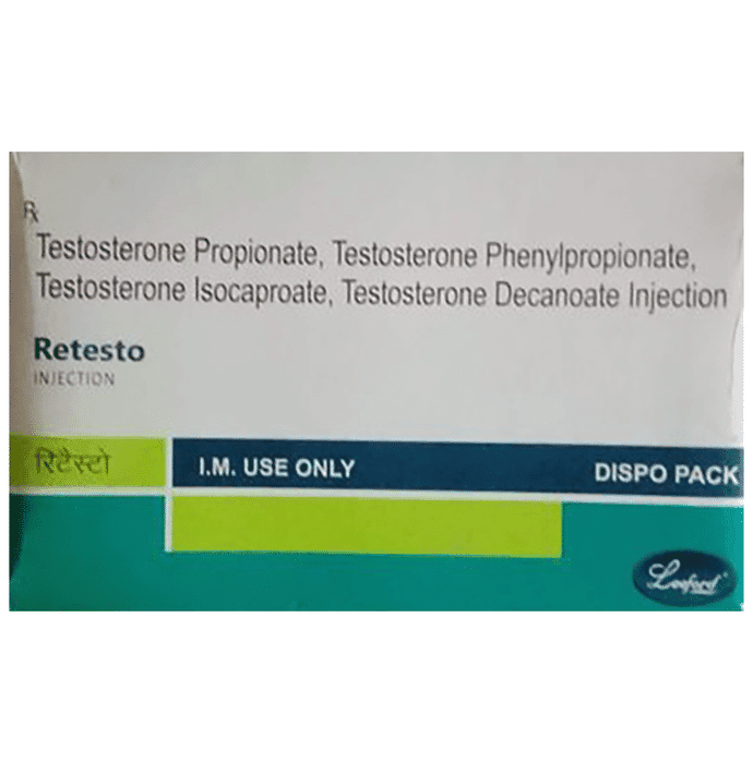 Retesto Injection – Testosterone (250mg) by Leeford Healthcare Ltd