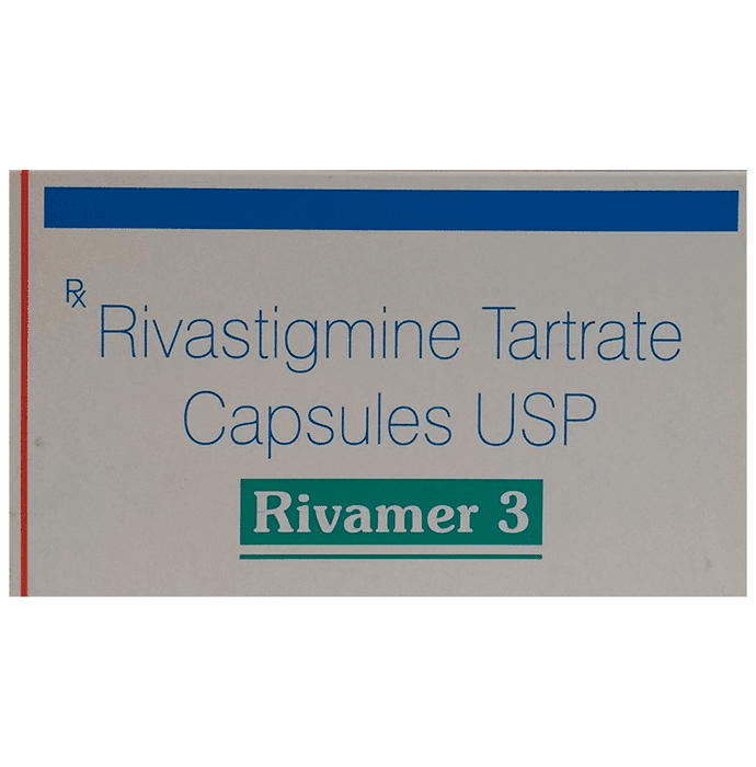 Rivamer 3 Capsule – Rivastigmine (3mg) 3 mg by Sun Pharmaceutical Industries Ltd — photo 1 of 2