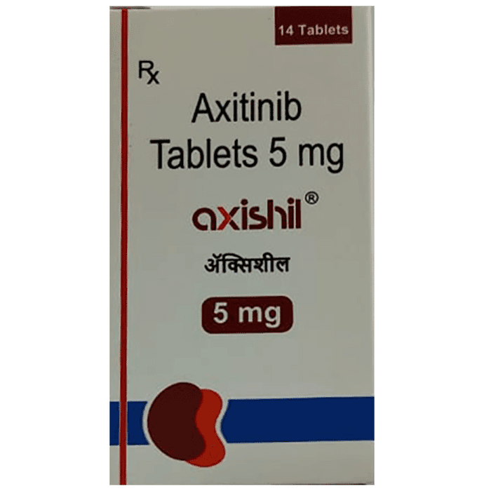 Axishil 5mg Tablet – Axitinib (5mg) 5 mg by Shilpa Medicare Ltd — photo 1 of 2