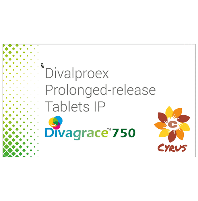 Divagrace 750mg Tablet – Divalproex (750mg) 750 mg by Cyrus Remedies — photo 1 of 3