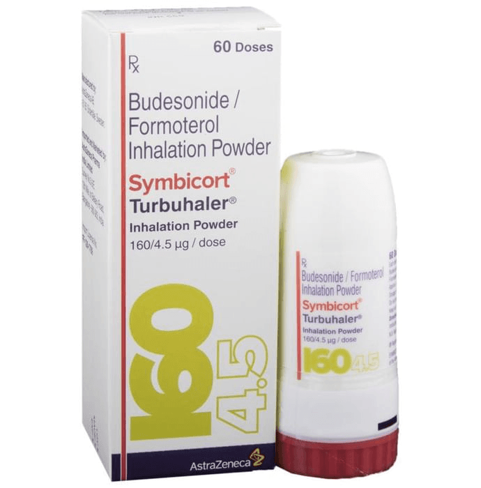 Symbicort 160mcg/4.5mcg Turbuhaler – Formoterol (4.5mcg) 160 mcg by AstraZeneca — photo 1 of 6