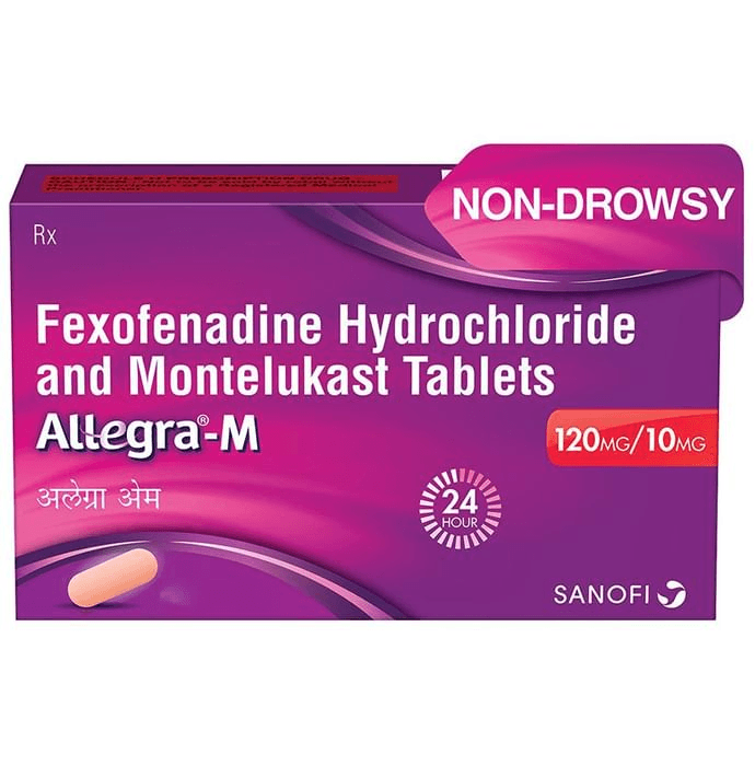 Allegra-M Tablet – Montelukast (10mg) by Sanofi India Ltd — photo 1 of 5